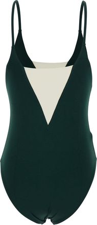 Eres Womens One-Piece Swimsuit Entrevue Green Polyamide Swimwear Sea Clothing