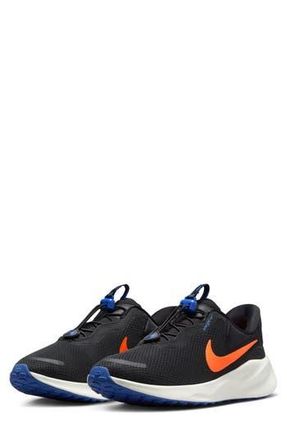 Nike Revolution 7 Road Running Shoe in Black/Crimson/Blue/Sail at Nordstrom Rack, Size 14