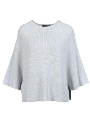Fabiana Filippi Cotton Blend Sweater - Light Grey