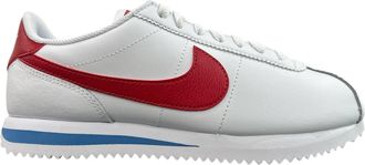 Nike Nike Womens Cortez Shoes, White/Varsity Red/Varsity Blue, 3.5