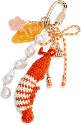 Chelsea28 Shrimp Cluster Bag Charm in Orange Multi- Gold at Nordstrom