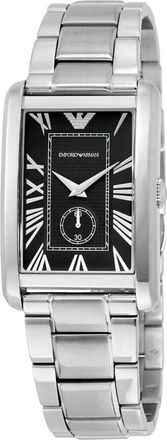 Emporio Armani Accessoires, Heren, Grijs, ONE Size, Ar 1608 Horloge