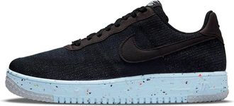 Nike Air Force 1 Crater Flyknit Black Chambray Blue DC4831-001