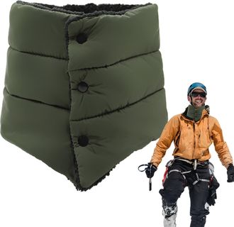 Generic Down Winter Neck Scarf,Waterproof Puffer Scarf Fleece Lining - Thicken Womens Scarf, Soft Neck Scarf For Winter, Cold- Weather, Outdoor