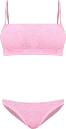 Hunza G Gigi crinkle underband bikini - Roze