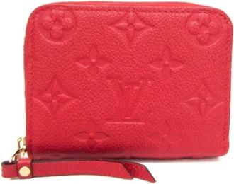 Louis Vuitton Pre-owned Fabric wallets - Dames - Vintage Accessoires - Rood - ONE Size - Vintage