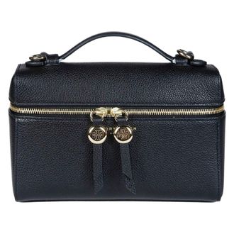 Tory Burch Slim Romy Handtas - Dames - Tassen - Zwart - Maat: ONE Size Leer