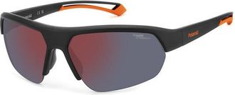 Polaroid Polarized Grey Red Sport Unisex Sunglasses PLD 7048/S 08LZ/BG 65