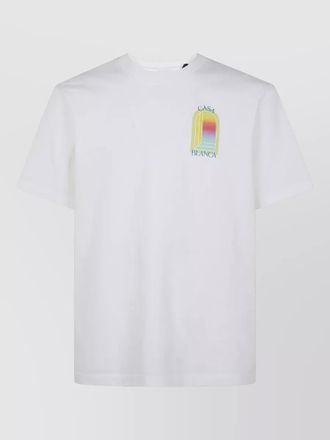 Casablanca organic cotton graphic print t-shirt