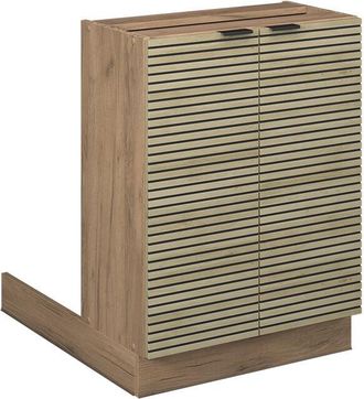 Vicco Isla De Cocina Fame-line, Panel De Roble, 60 Cm Sin Encimera