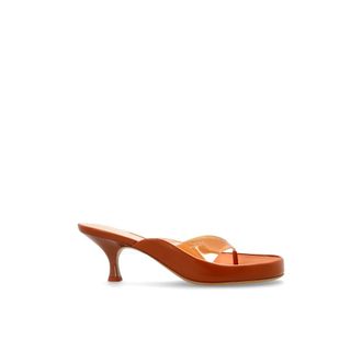 Chlo&eacute; Junie Muiltjes met Hak - Dames - Muiltjes - Bruin - 36 EU - Leer - Schoenen