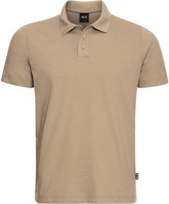 Jack Wolfskin Travel Polo Polo-Shirt f&uuml;r Herren | beige