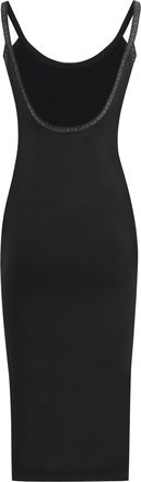 Alexander Wang Womens Stretch Sheath Dress Black Elastane