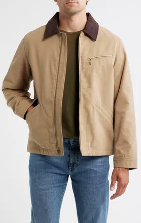 Pendleton Tahoma Cotton Canvas Trucker Jacket in Old Oak at Nordstrom, Size Xx-Large
