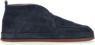 Hogan Polacco - Heren - Enkellaarsjes - Blauw - 40 1/2 EU - Schoenen