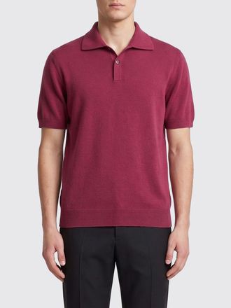 Ermenegildo Zegna Polo in seta cashmere e lino