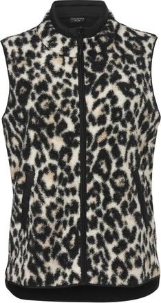 Via Appia Due Weste Kragen Zipper Druck - Heren - Bodywarmers - Veelkleurig - L - Polyester - Jassen