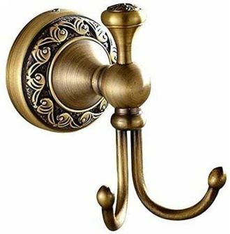 OEM Percheros Dobles Antiguos, Ganchos Para Toallas De Lat&oacute;n De Estilo Retro, Gancho De Pared Vintage Para El Ba&ntilde;o