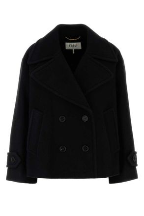Chloé Oversized Wool Short Coat