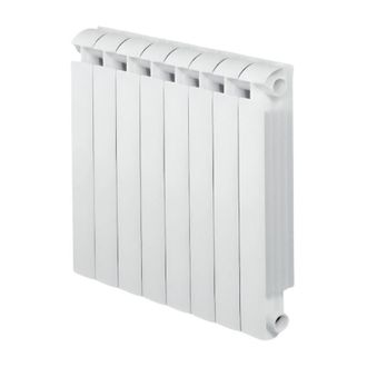 Global Radiador De Calefacci&oacute;n Central De 8 Elementos Klass 800 De Aluminio Fundido Blanco 1296w