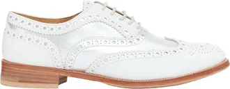 Churchs Burwood matte silver wingtip brogues