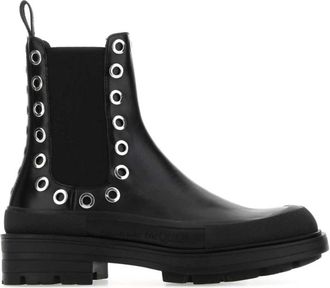 Alexander McQueen Stack Chelsea Boot - Heren - Chelseaboots - Zwart - 40 EU - Leer - Schoenen