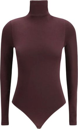 Wolford Body a maniche lunghe - Marrone