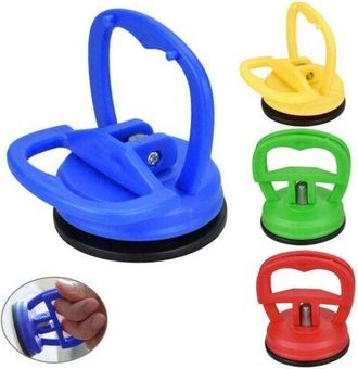 OEM Ventosas De Vidrio Rojas, Amarillas, Azules Y Verdes Con Cuatro Garras Individuales Carcasa De Pl&aacute;stico Negro Aptas Para Suelos De Baldosas Aptas Para