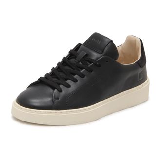 D.A.T.E. Sneakers, male, Black, Size: 9 US Levante Calf