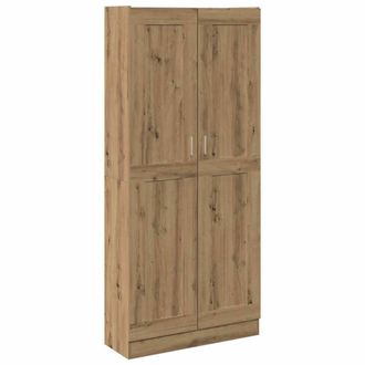 Berkfield Home Highboard Artisan Oak 82.5x30.5x185 cm Engineered Wood in Brown