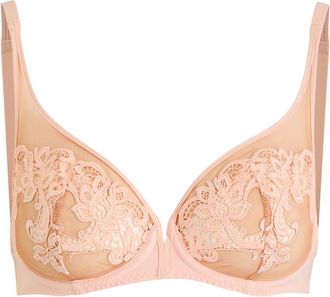 Simone Pérèle Simone PÉRÈLE Saga Guipure-lace Underwired bra - Light Pink - 38C
