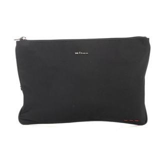 Kiton Heren, Tassen, Zwart, Maat: ONE Size Leer