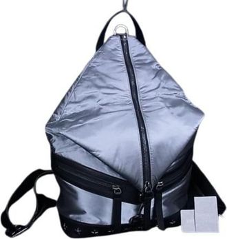 Jimmy Choo London Nylon Leather Backpack Handbag Shoulder Bag (Pre-Owned)