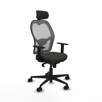 Piqueras y Crespo Silla De Oficina Con Cabecero Piqueras Y Crespo 1d036n2 Negro