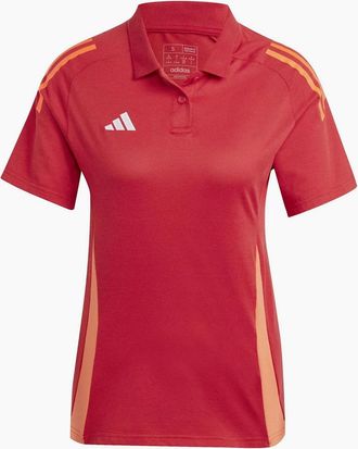 adidas Womens Tiro24 Collared Neck Short Sleeve Polo Shirt - Size: 14