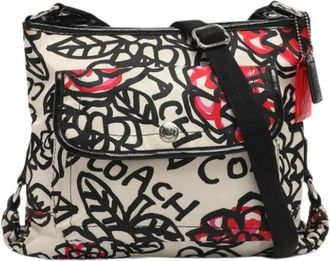 Coach Pre-owned Cross Body Bags, female, Multicolor, Size: ONE SIZE Pre-owned Fabric Shoulder Bag
