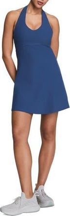 Spanx OnForm Halter Mini Sundress in Faded Indigo at Nordstrom Rack, Size X-Small