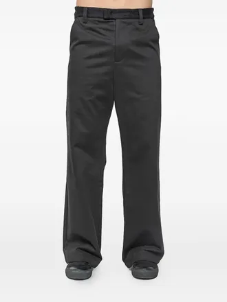 Joe Chia Dooku broek met riemlussen - Zwart