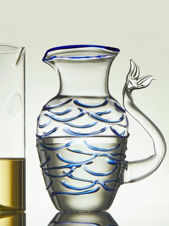Casarialto Fishtail Hand-Blown Murano Glass Water Jug