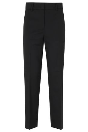 Seventy Black Straight-Leg Virgin Wool-Blend Formal Pants