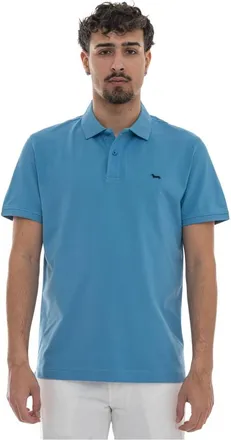 Harmont & Blaine Heren, Tops, Blauw, Maat: 3XL Piqu&eacute;