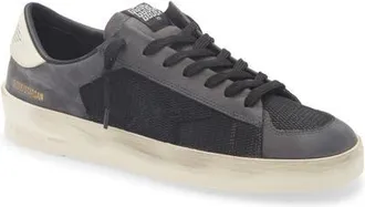 Golden Goose Stardan Low Top Sneaker in Dark Grey/black/cream at Nordstrom, Size 40