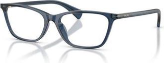 Ralph Lauren 53mm Rectangle optical glasses in Blue at Nordstrom