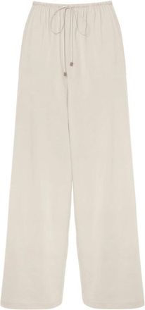 Wolford Summer Flow Broeken - Dames - Wijde Broeken - Beige - S - Wol - Broeken