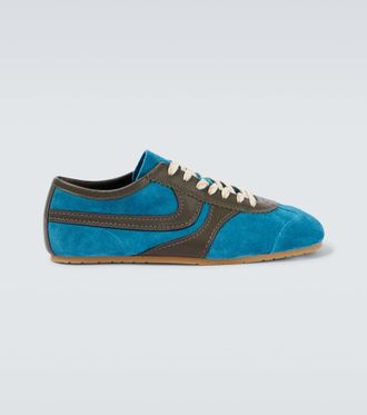 Dries Van Noten Sneakers in suede con pelle