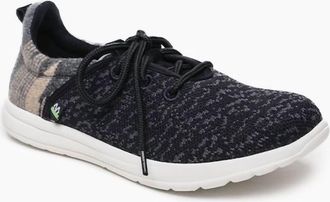 Minnetonka Womens Eco Anew Sneaker In Black-Multi