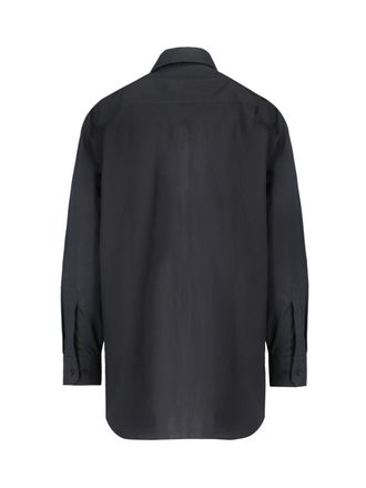 Maison Margiela Womens Shirts Black Primary Fabric: Cotton