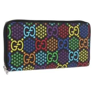 Gucci Pre-owned Wallets, female, Multicolor, Size: ONE SIZE Pre-owned Vintage Long Wallet