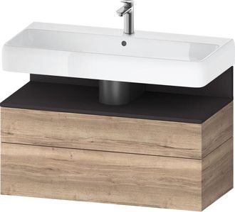 Duravit Qatego Mueble Bajo Lavabo, 1 Extra&iacute;ble Y 1 Caj&oacute;n, - Duravit