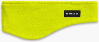 Turtle Fur Bang Band Fleece Headband in Bright Lime at Nordstrom